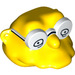 LEGO Yellow Hans Moleman Head (20492)