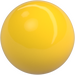 LEGO Yellow Hard Plastic Ball 52mm (22119 / 23065)