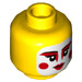 LEGO Yellow Harumi - Princess Minifigure Head (Recessed Solid Stud) (3626 / 37558)