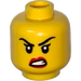 LEGO Yellow Head with Female Face (Safety Stud) (3274)