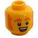 LEGO Yellow Head with Ginger Sideburns (Recessed Solid Stud) (3626 / 100966)