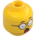 LEGO Yellow Head with Glasses (Recessed Solid Stud) (3626 / 76824)