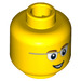 LEGO Yellow Head with Glasses (Safety Stud) (3626 / 89164)