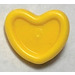 LEGO Yellow Heart with Small Pin