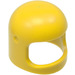 LEGO Yellow Helmet with Thin Chinstrap and Visor Dimples