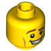 LEGO Jaune Heroic Knight Diriger (Goujon de sécurité) (3626 / 11487)