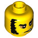 LEGO Yellow Highwayman Minifigure Head (Recessed Solid Stud) (3626 / 32633)