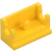 LEGO Žlutá Závěs 1 x 2 Základna (3937)