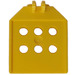 LEGO Yellow Hinge 1 x 4 x 3.6 with Holes and 2 Fingers (30625)