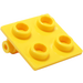 LEGO Yellow Hinge 2 x 2 Top (6134)