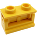 LEGO Yellow Hinge Brick 1 x 2 Assembly