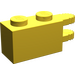 LEGO Geel Scharnier Steen 1 x 2 Vergrendelings met Dual Finger Aan Einde Horizontaal (30540 / 54672)