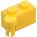 LEGO Yellow Hinge Brick 1 x 4 Swivel Top (3830 / 65122)