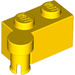 LEGO Yellow Hinge Brick 1 x 4 Top (3830 / 65122)