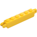 레고 노란색 돌쩌귀 벽돌 1 x 6 잠금 더블 (30388 / 53914)