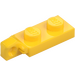 LEGO Jaune Charnière assiette 1 x 2 Verrouillage avec Single Finger sur Fin Verticale avec rainure inférieure (44301)