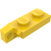 LEGO Gelb Scharnier Platte 1 x 2 Verriegelt mit Single Finger auf Ende Vertikal ohne untere Nut (44301 / 49715)