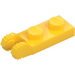 LEGO Yellow Hinge Plate 1 x 2 with Locking Fingers with Groove (44302)