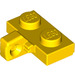 LEGO Yellow Hinge Plate 1 x 2 with Vertical Locking Stub without Bottom Groove (44567)