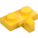 LEGO Yellow Hinge Plate 1 x 2 with Vertical Locking Stub without Bottom Groove (44567 / 49716)