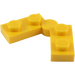 LEGO Jaune Charnière assiette 1 x 4 (1927 / 19954)