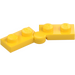 LEGO Yellow Hinge Plate 1 x 4 Swivel Assembly (1927 / 19954)