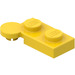 LEGO Gul Hengsel Plate 1 x 4 Topp (2430)