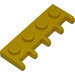 LEGO Gelb Scharnier Platte 1 x 4 mit Auto Roof Halter (4315)