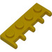 LEGO Yellow Hinge Plate 1 x 4 with Fingers (4315)