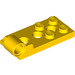 LEGO Gelb Scharnier Platte Unterseite 2 x 4 mit 4 Bolzen und 3 Stiftlöcher (98285)