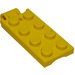 LEGO Geel Scharnier Plaat Top