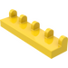 LEGO Yellow Hinge Tile 1 x 4 (4625)