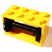 LEGO Jaune Tuyau Reel 2 x 4 x 2 Titulaire avec Spool