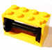 LEGO Gul Hose Reel 2 x 4 x 2 Holder with Spool