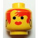 LEGO Yellow Ice Planet Woman Head (Safety Stud) (3626)