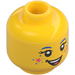 LEGO Amarillo Izzie Minifigura Cabeza (Espiga sólida hueca) (3274 / 102957)