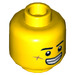 LEGO Yellow Jack Davids Minifigure Head (Recessed Solid Stud) (3626 / 56058)