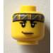 LEGO Gelb Jessica Sharpe Kopf (Sicherheitsbolzen) (3626 / 68559)