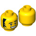 LEGO Yellow Kabob Bob Minifigure Head (Recessed Solid Stud) (3626 / 16157)