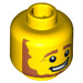 LEGO Yellow Leprechaun Head (Recessed Solid Stud) (3626 / 99281)