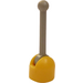 LEGO Yellow Lever Base with Light Gray Lever (4592 / 73587)