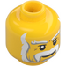 LEGO Yellow Lion King Minifigure Head (Recessed Solid Stud) (14430 / 79116)