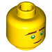 LEGO Yellow Lloyd Garmadon Minifigure Head (Recessed Solid Stud) (3626 / 34591)