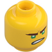 LEGO Geel Lloyd met Zandbruin Haar Minifiguur Hoofd (Verzonken solide nop) (3626 / 33869)