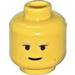 LEGO Yellow Lobot Head (Safety Stud) (3626)