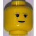 LEGO Yellow Lobot Head (Safety Stud) (3626)