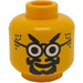 LEGO Yellow Lord Sam Sinister Head (Safety Stud) (3626)