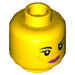 LEGO Gelb Lucy Wyldstyle Kopf (Einbau-Vollbolzen) (3626 / 16074)