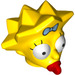 LEGO Yellow Maggie Simpson Head with Wide Eyes (16368)