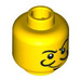 LEGO Yellow Magician Head (Safety Stud) (3626 / 88013)